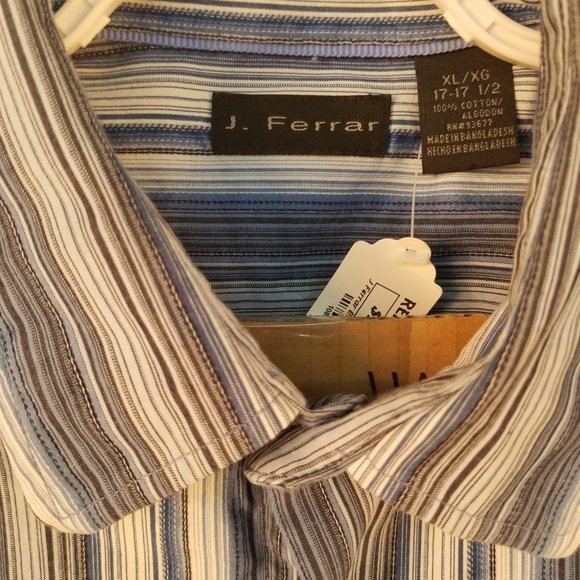 J. Ferrar Long Sleeve Button Down XL - Picture 6 of 6